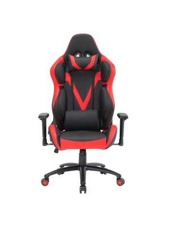 Sleek Red and Black Gaming Chair